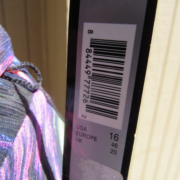 #363  NEW WOMEN'S CHIFFON STYLE SUMMER DRESS BY TAHARI  (SIZE 16) - Picture 4 of 5